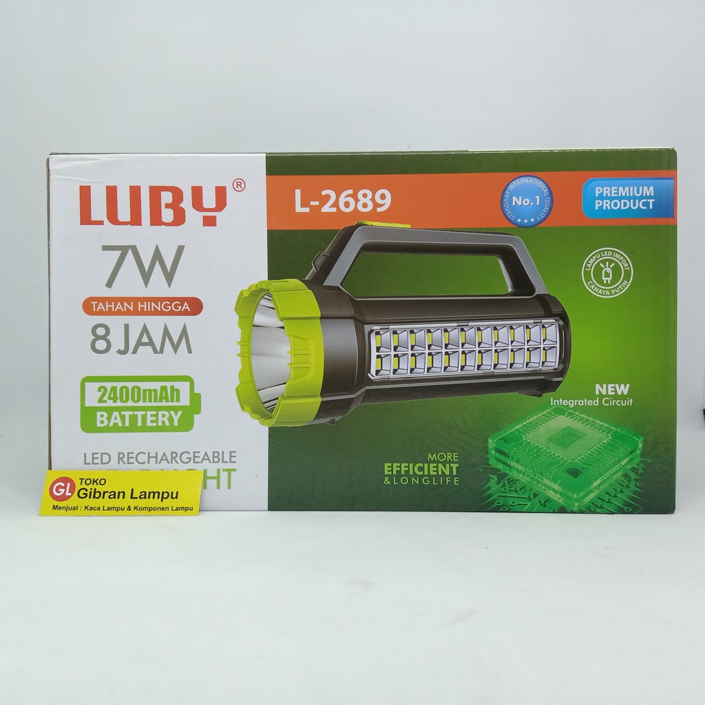 Senter LED Emergency - Luby Charger