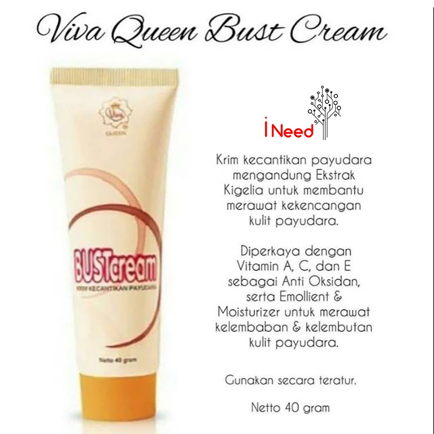 (INEED) VIVA BUST CREAM QUEEN 40gr - Viva Queen Bust Cream 40gr