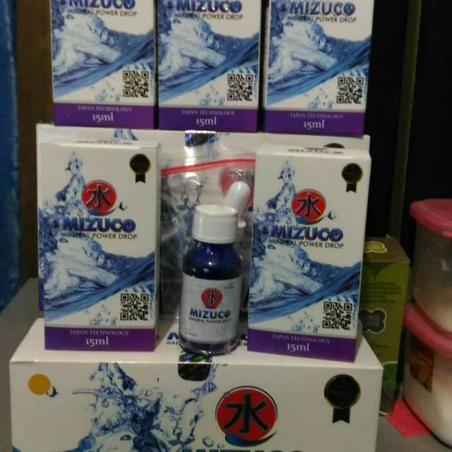 MIZUCO MINERAL POWER DROP ASLI ORIGINAL 75 ML ISI 5 PCS