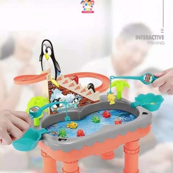 Fishing Game Penguin | Mainan Pancingan Anak Mainan Pancing Ikan Besar