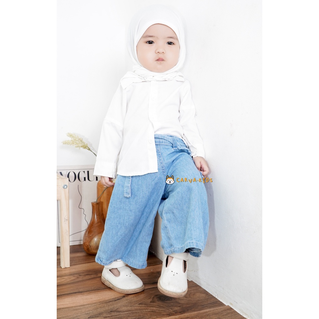 celana anak cewek celana panjang anak celana anak perempuan kulot jeans original denim celana bayi 1-6 tahun