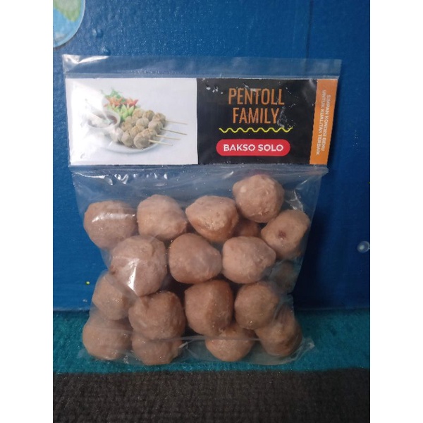 

pentol bakso solo PENTOLL FAMILY isi 25 butir 300gr