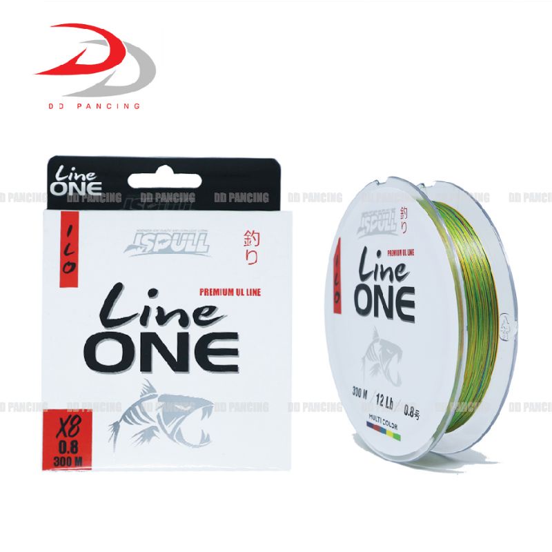 PE ISPULL LINE ONE 0.8 300 METER MULTICOLOR