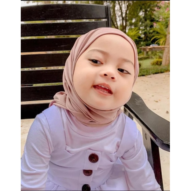 Jilbab Anak Bayi PASHMINA BAYI Usia 0-2 Tahun Hijab Pasmina Instan Bayi Pastan Kerudung Anak Camila