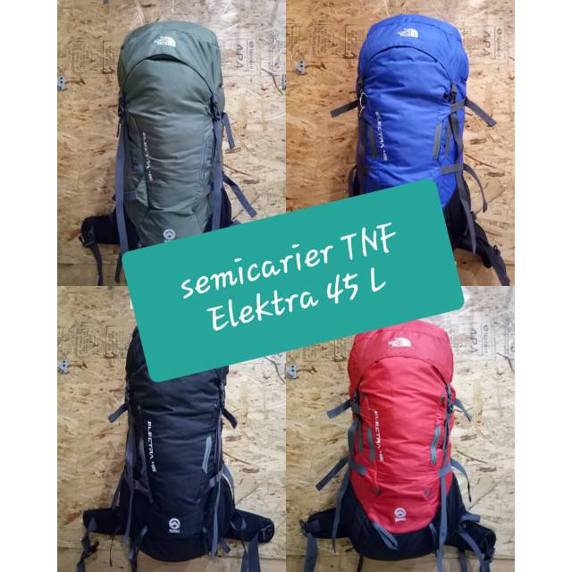 Tas gunung the nort face 45l+5l/tas carrier the nort face electra 45L