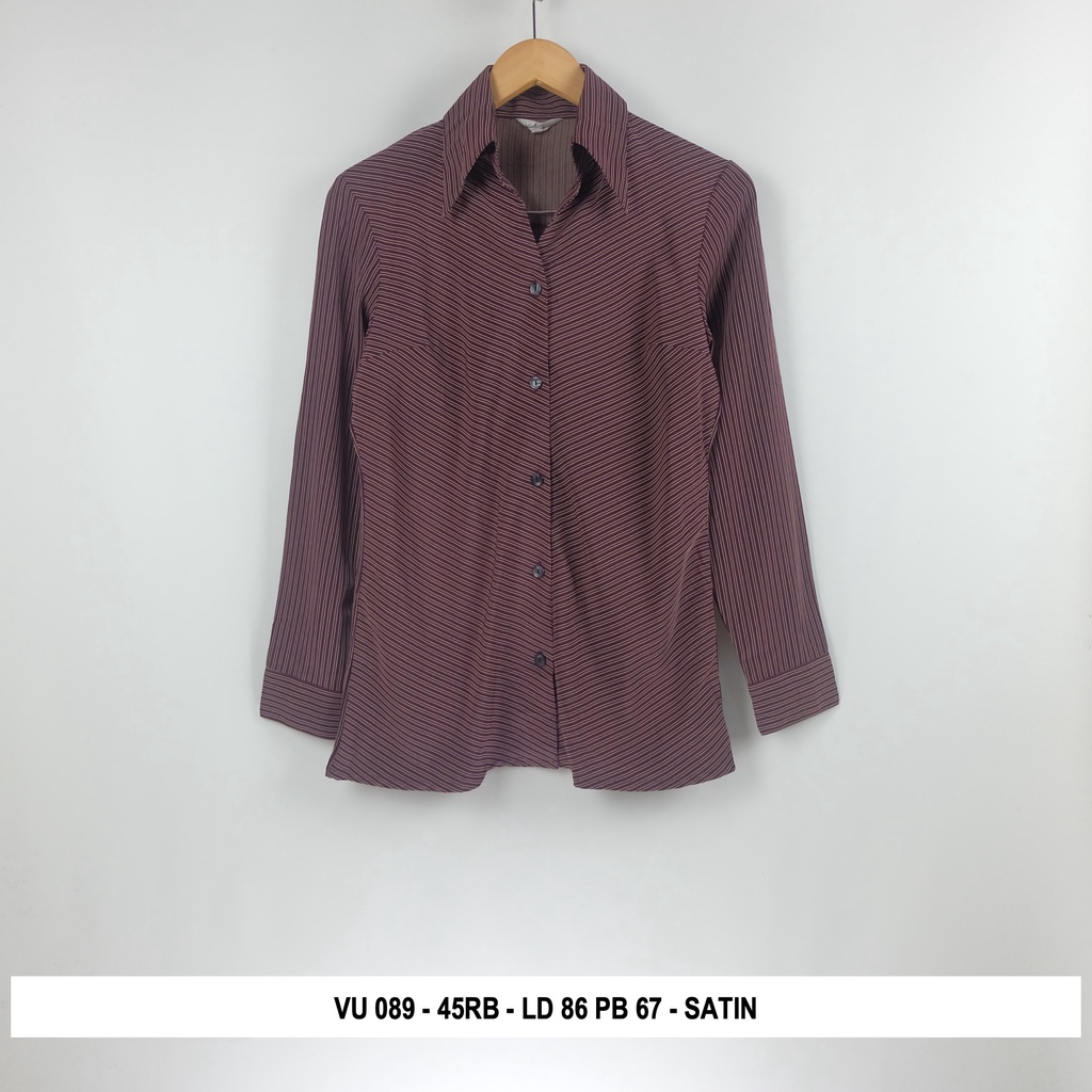 Thrift Blouse Vintage | Kode V4-VU 089