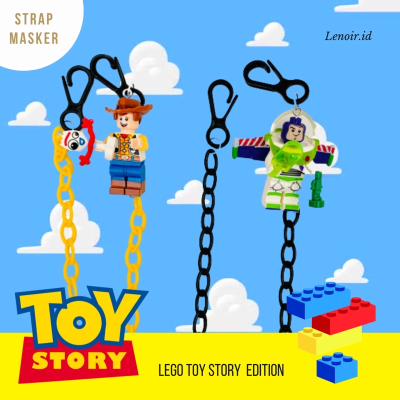 Strap Masker rantai tali Lego TOY STORY anak pria wanita High Quality