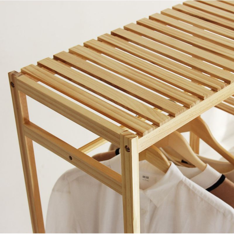 Wooden Clothes / Stand Hanger Butik / Gantungan Baju / Rak Dekorasi / Rak Penyimpanan serbaguna