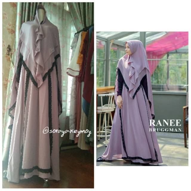 Ranee bruggman - gamis ranee - gamis syari