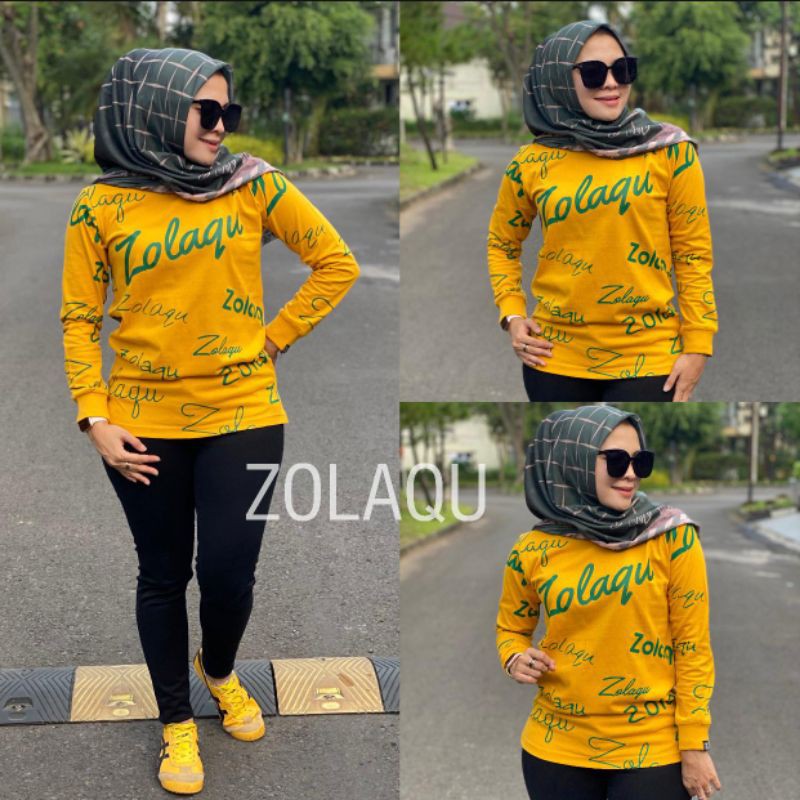 Kaos ZOLAQU ORI Tanpa Ban Kuning Terlaris dan Murah ORI