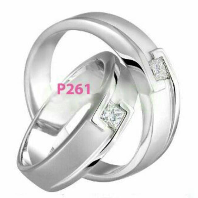 Cincin nikah perak mutiara balok | free cincin ukir nama CINCIN KAWIN PERAK FREE UKIR NAMA
