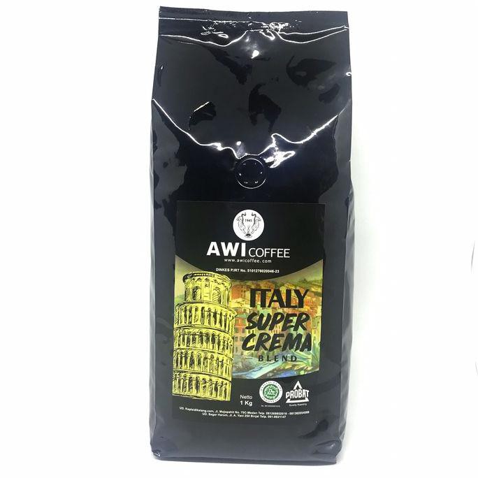 

Awi Coffee Kopi Italy Super Crema Blend 1kg |Roasted Bean |Specialty - Biji