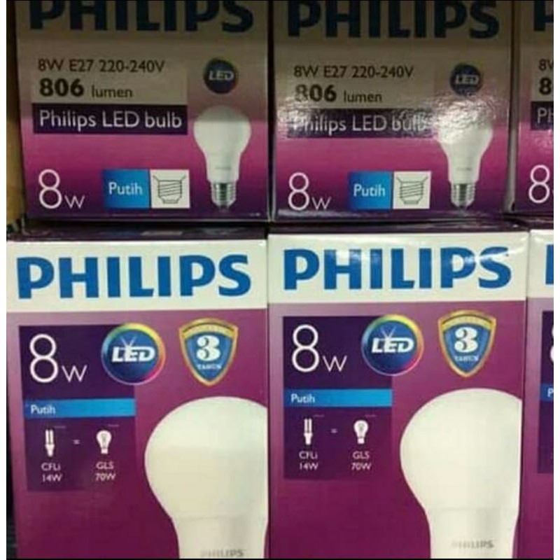 Lampu LED 8WATT PHILIPS