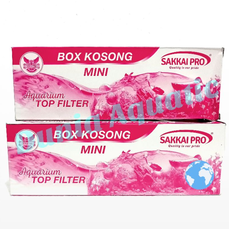 BOX FILTER AQUARIUM SIZE S MINI (untuk akuarium kecil)