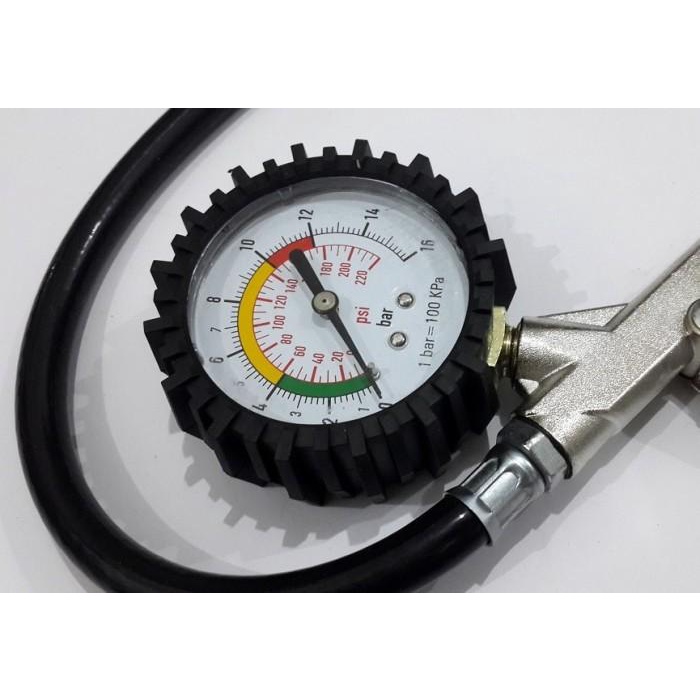 Kepala Kompresor Pompa Angin Dengan Pengukur Tekanan