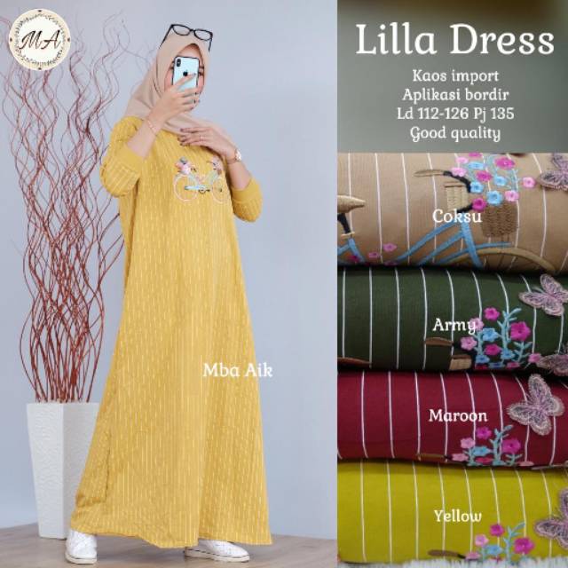 Gamis MF / gamis mifei / maxy mf / maxy mifei / gamis kaos / gamis kaos import / most fashion