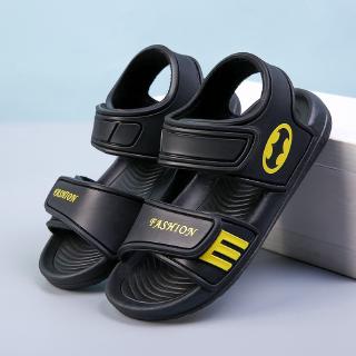 Sepatu Sandal  Motif Tangan Mickey  Mouse  Buckle Velcro 