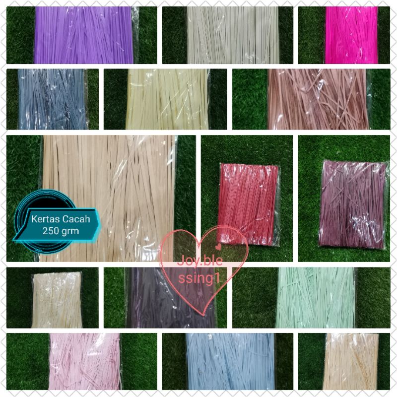 

KERTAS CACAH kertas serut isian box hampers parcel 250 GRM WARNA WARNI