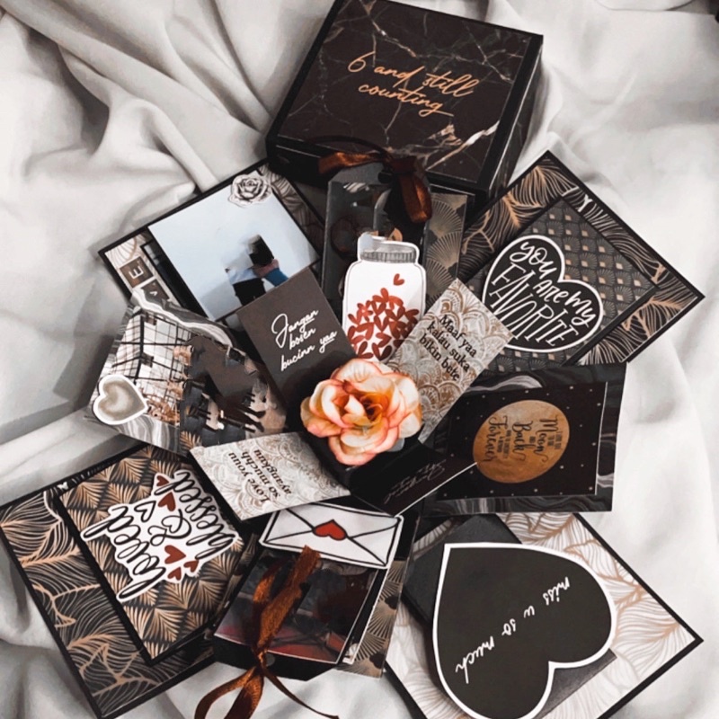 

EXPLOSION BOX / EXPLODING BOX / Kado Custom Kado Cowok cewek / Kado ultah / Kado anniv / LDR / Kado unik custom Exploding Explosion box aesthetic Memory box / Kado Valentine Gift / Permintaan Maaf / Kado Viral