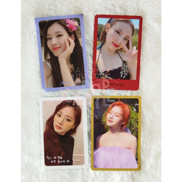 [READY] Twice photocard Sana Nayeon Tzuyu Summer Night,More&More,Feel Special