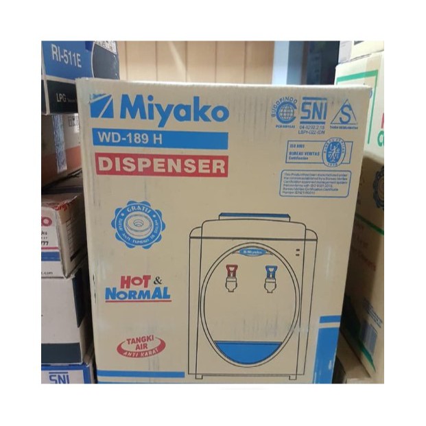 Miyako Dispenser Air Hot &amp; Normal WD-189 H PROMO MURAH GARANSI