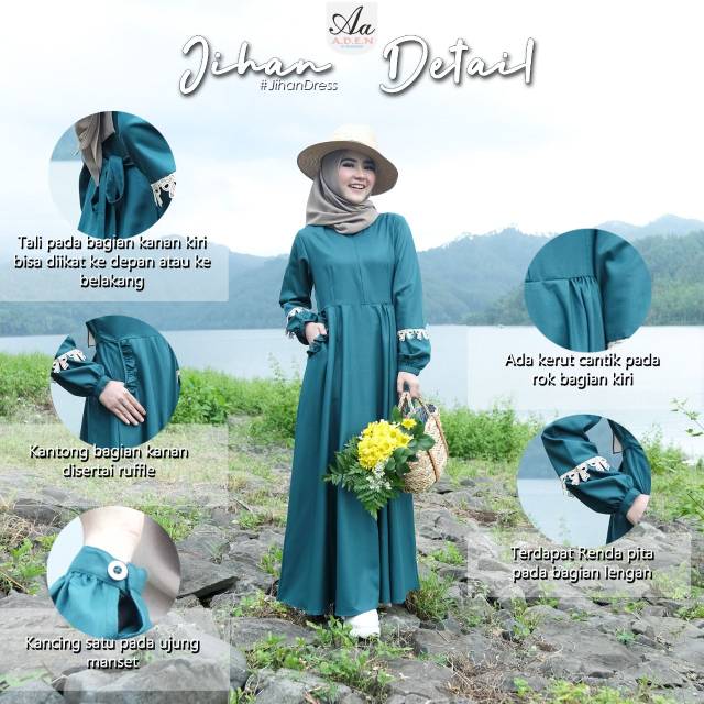 DRESS/GAMIS BUSUI KATUN TOYOBO JIHAN ORI BY ADEN