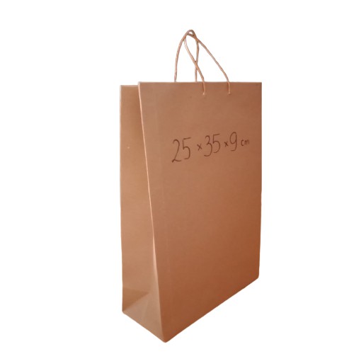 

Paper Bag Coklat Polos Murah / Tas Kertas Polos Coklat Ukuran 25x35x9