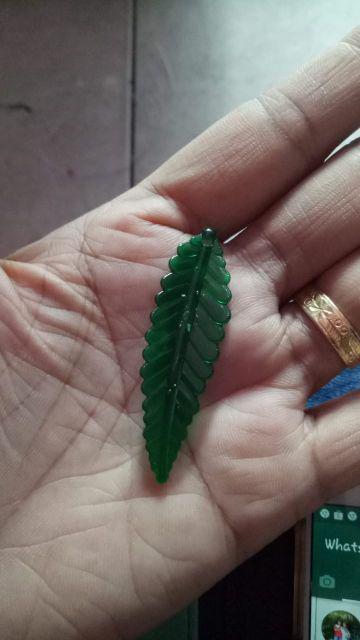 Bunga Akrilik Lili Pink Muda Putik Hijau Manik Manik