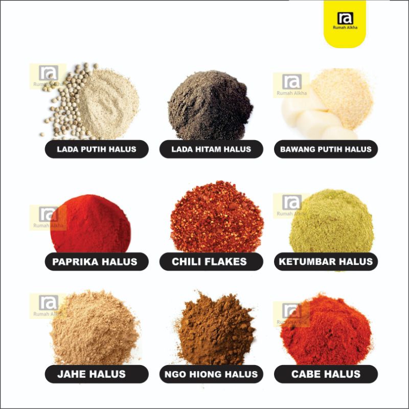 

Rempah Rempah Dapur - Bumbu Dapur Halus - Premium - Cabe Lada Ngo Hiong