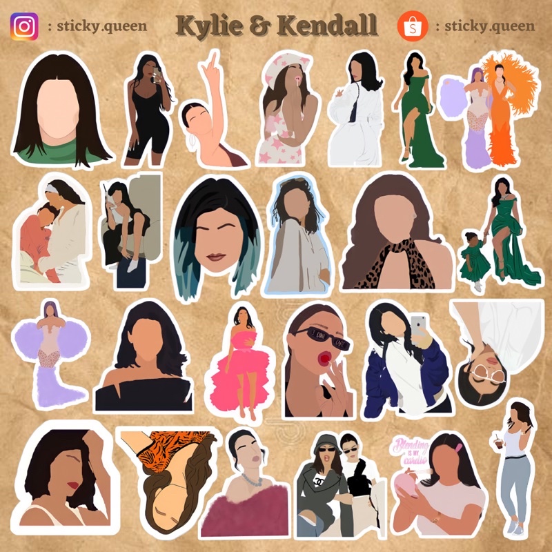 STICKER TUMBLR KYLIE KENDALL