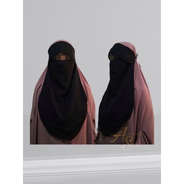 cadar poni kancing sifon arab