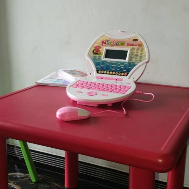 Mainan anak laptop anak netbook 3bahasa kado mainan