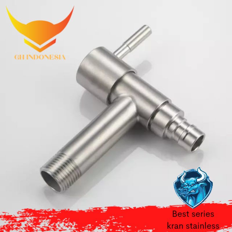 kran air stainless / kran taman stainless / kran mesin cuci stainless