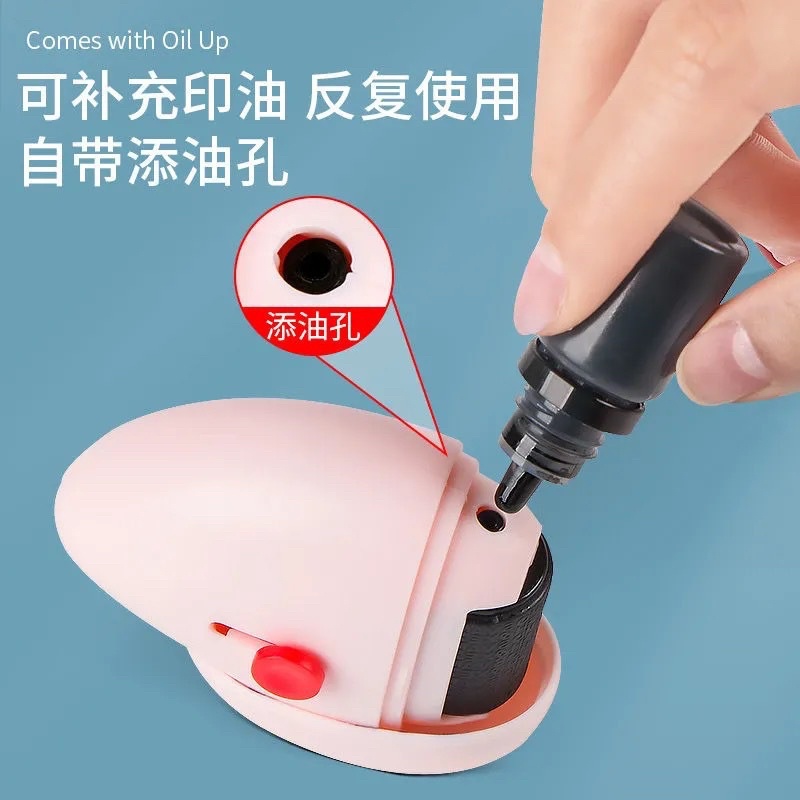 TERMURAH!! Stamp Roller 2in1 Refill Stempel Resi Penghapus Alamat Melindungi Identitas/ Cutter Paket