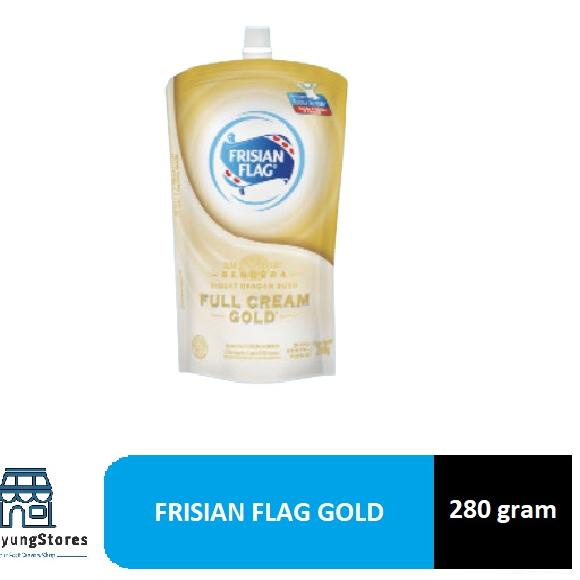 

Potongan spesial--Susu Kental Manis Frisian Flag Bendera Gold Pouch 280 gram