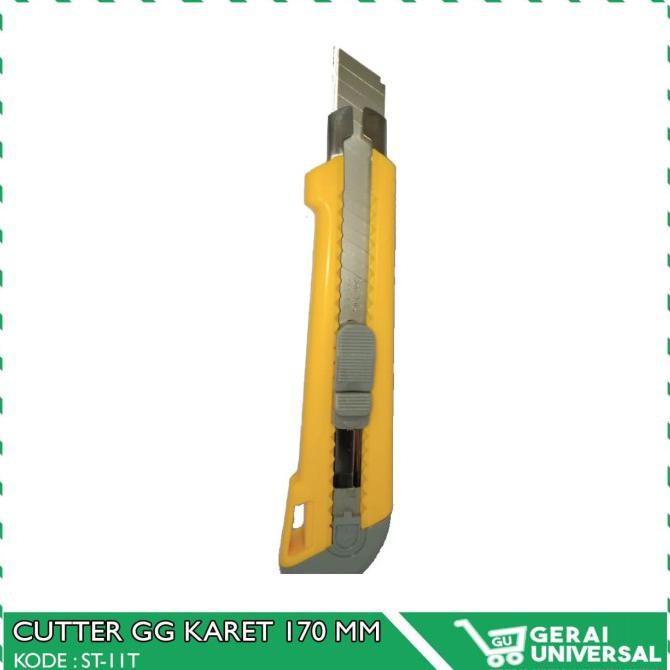 

GU Pisau Cutter Kater GG karet Santus 17 cm ST-11T PROMO Kode 1097