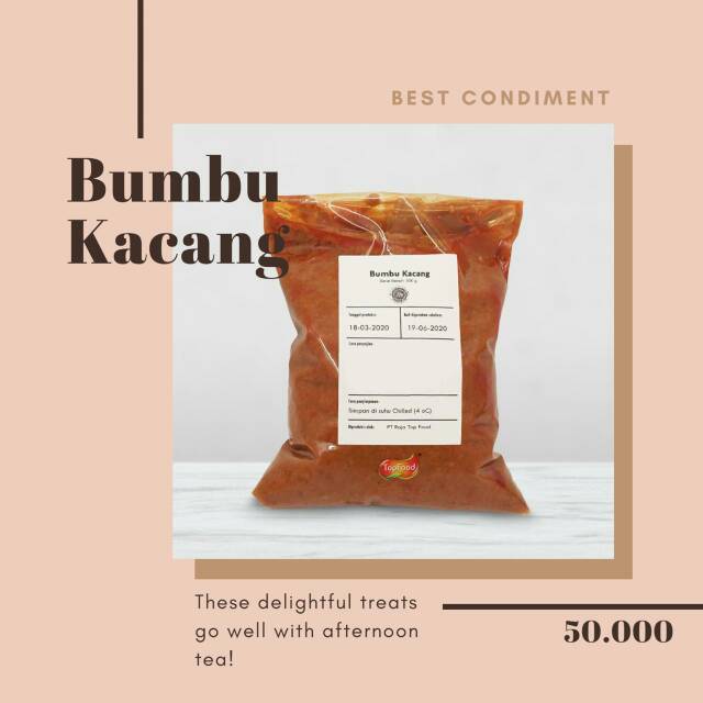 

Frozen Food Es Teler 77 Bumbu Kacang Siomay Batagor