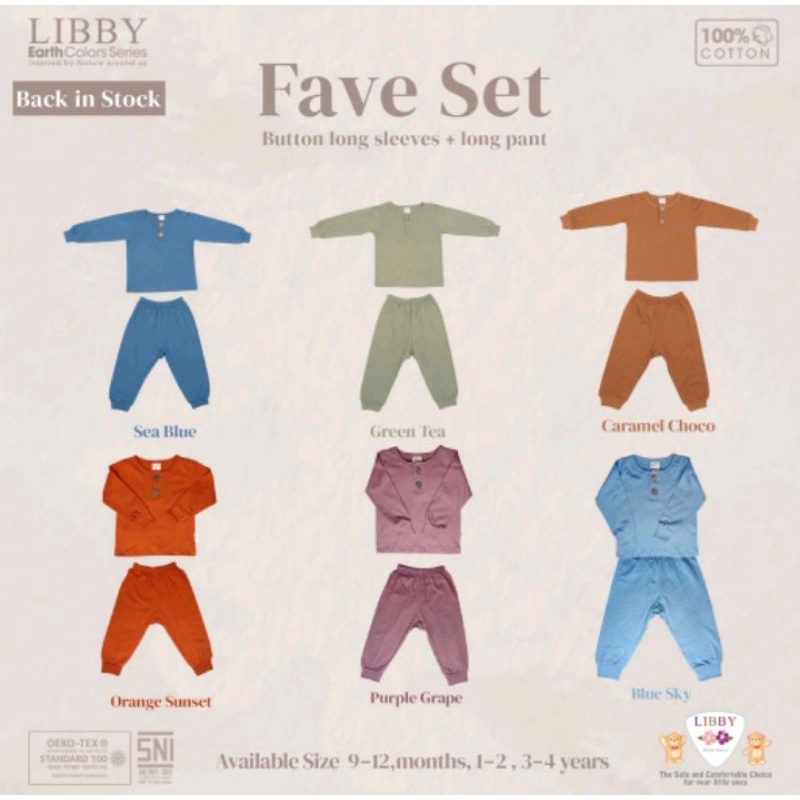 Setelan Fave Set Panjang Libby Polos