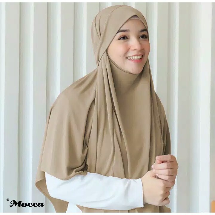 Jilbab Instant Niqob Tali Non Pet 75x80 cm