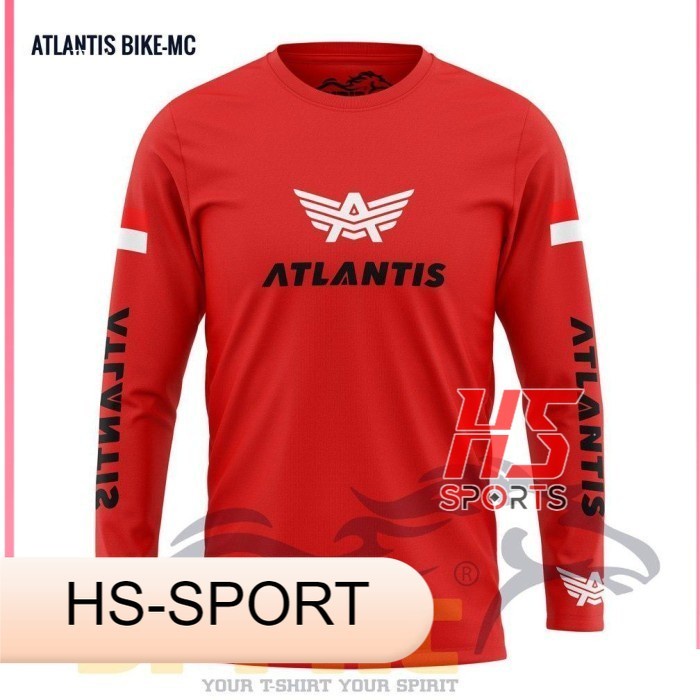 KAOS SEPEDA BAJU SEPEDA ATLANTIS BIKE PRIA LIPAT MTB LENGAN PANJANG - XS