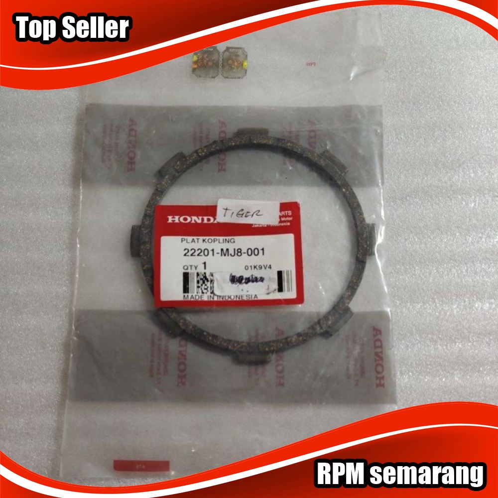 Plat Kampas Kopling Honda Tiger Lama 2000 - Tiger Revo Original 22210-MJ8-001