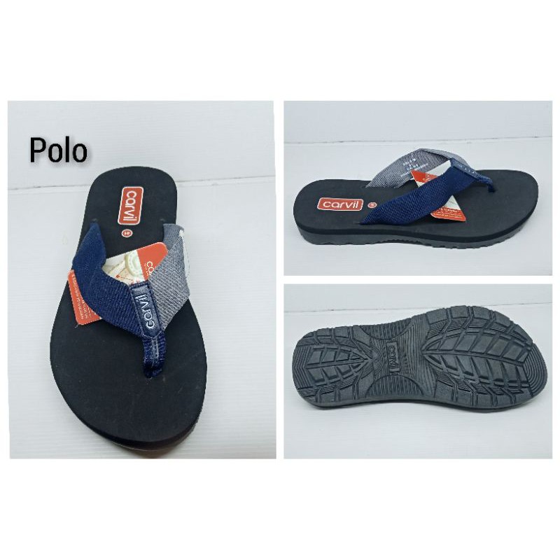 sandal carvil pria original Polo