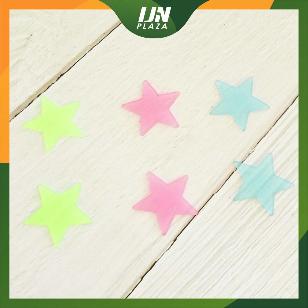 ❤ IJN ❤ Stiker Bintang Isi 100 Pcs Sticker Glow In The Dark Hiasan Dekorasi Rumah