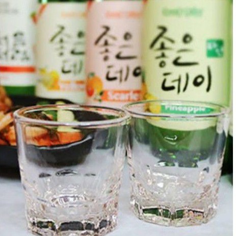 Gelas Sloki Soju isi 6 pcs  /sloki glass/shot glass/sloki