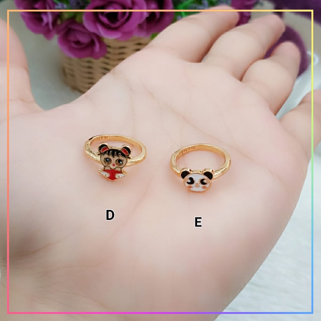 Cincin xuping cincin anak karakter lucu MK murah lapis emas gold CA 004