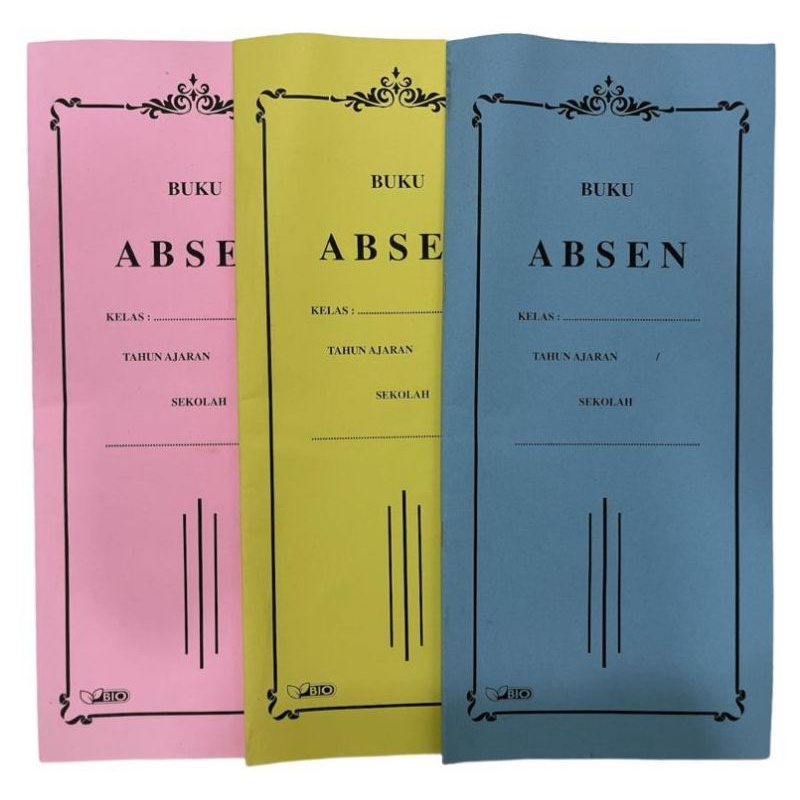 

Buku Absen Siswa Sekolah 5pcs