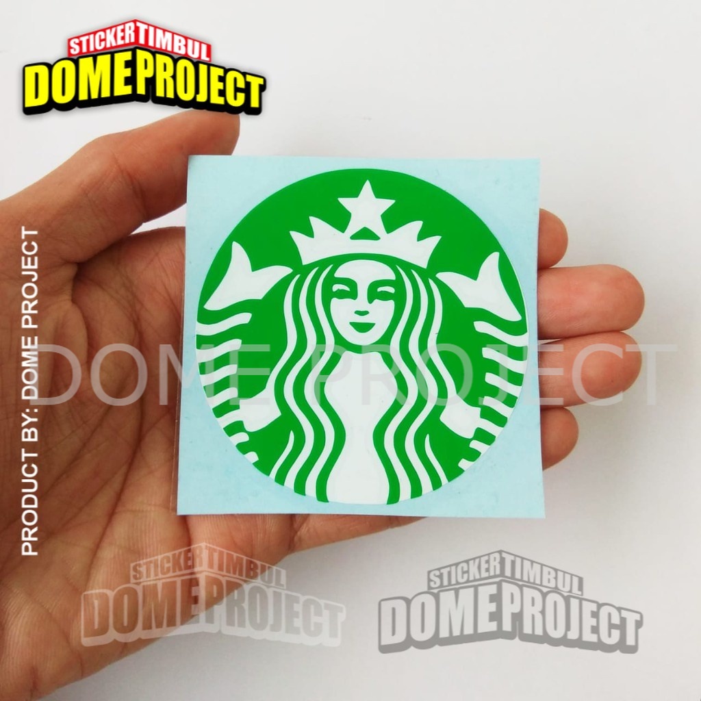 STIKER CUTTING MOTOR STARBUCKS DECAL MOBIL SATUAN STIKER AKSESORIS SEPEDA MOTOR