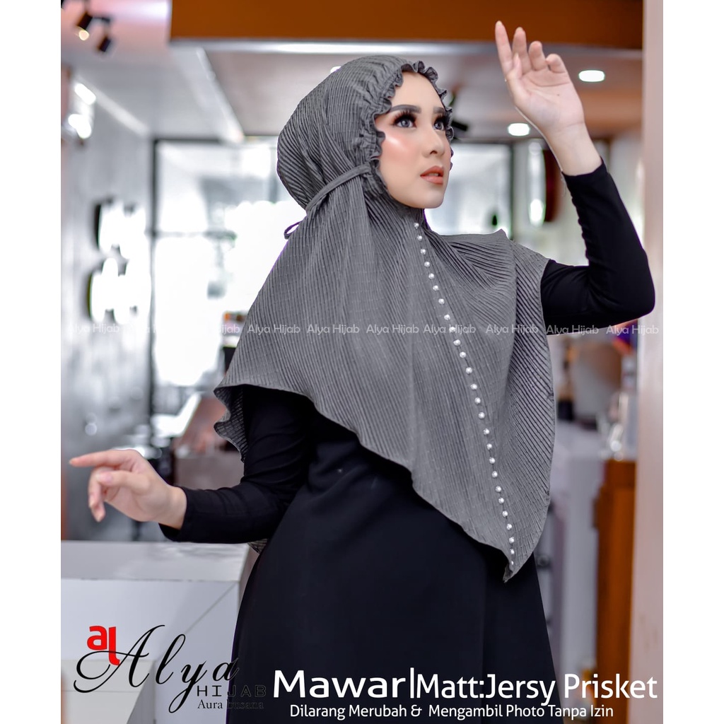 HIJAB MAWAR ORI ALYAH HIJAB || HIJAB INSTAN MAWAR ORIGINAL BY ALYAH HIJAB BEST SELLER  \ HIJAB MAWAR JERSY ORIGINAL BY ALIYAH HIJAB