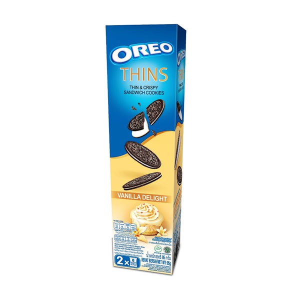 

Oreo Thins Vanilla 95G