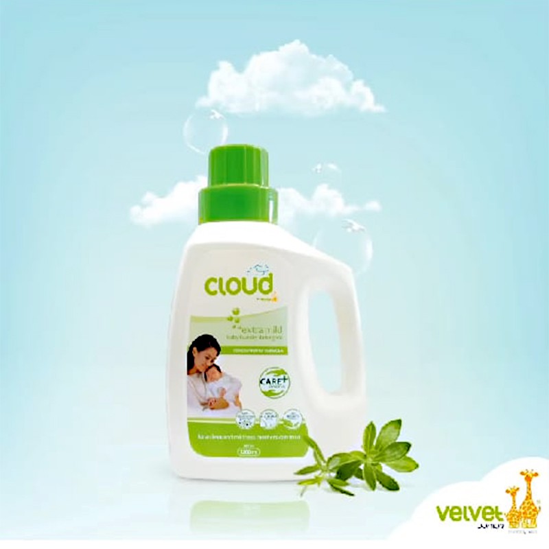 Detergen Bayi Cloud Baby Laundry Velvet Junior 1200ml Perawatan Pakaian Bayi